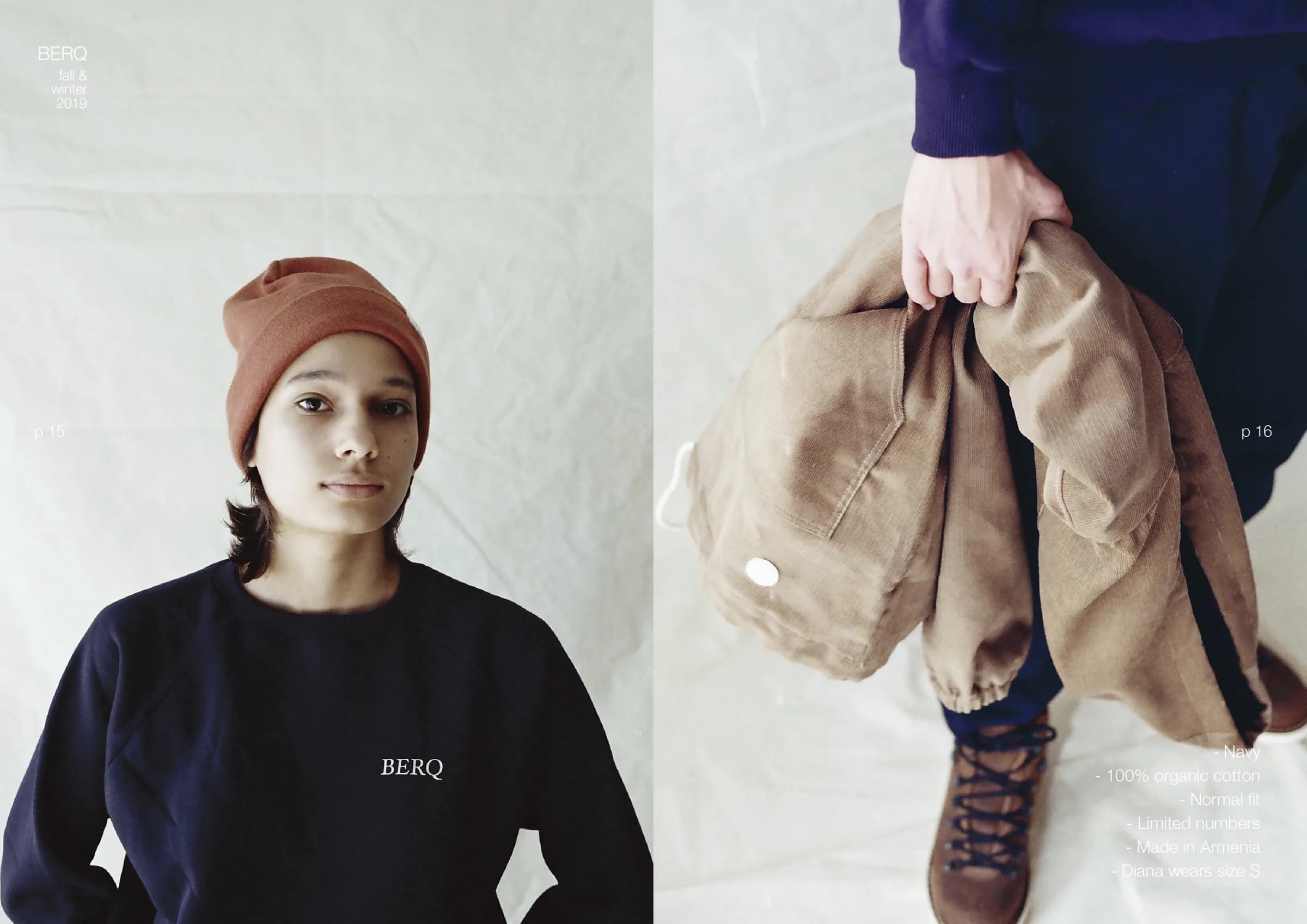 Autumn / Winter 2019 lookbook, spread 8