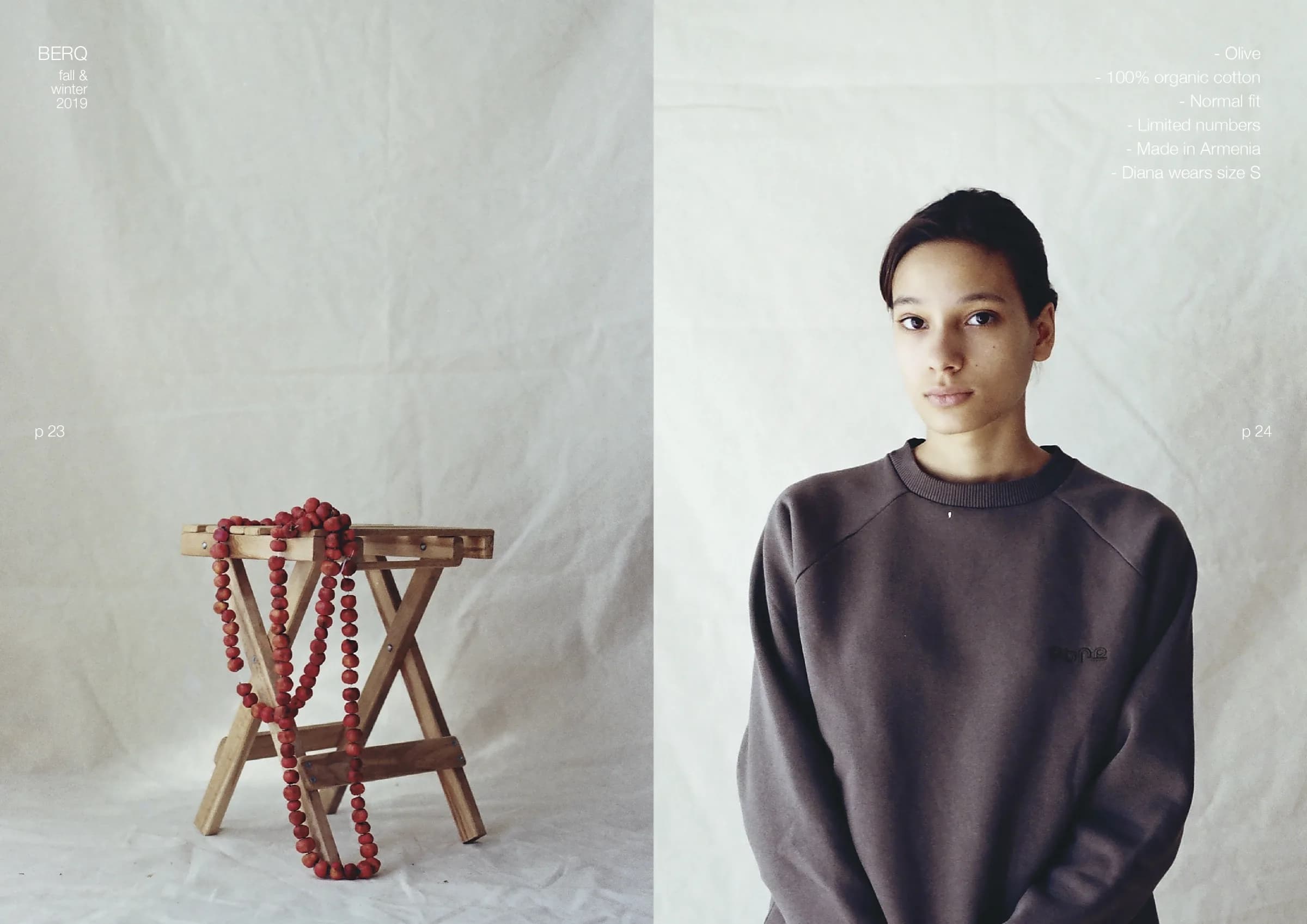 Autumn / Winter 2019 lookbook, spread 12