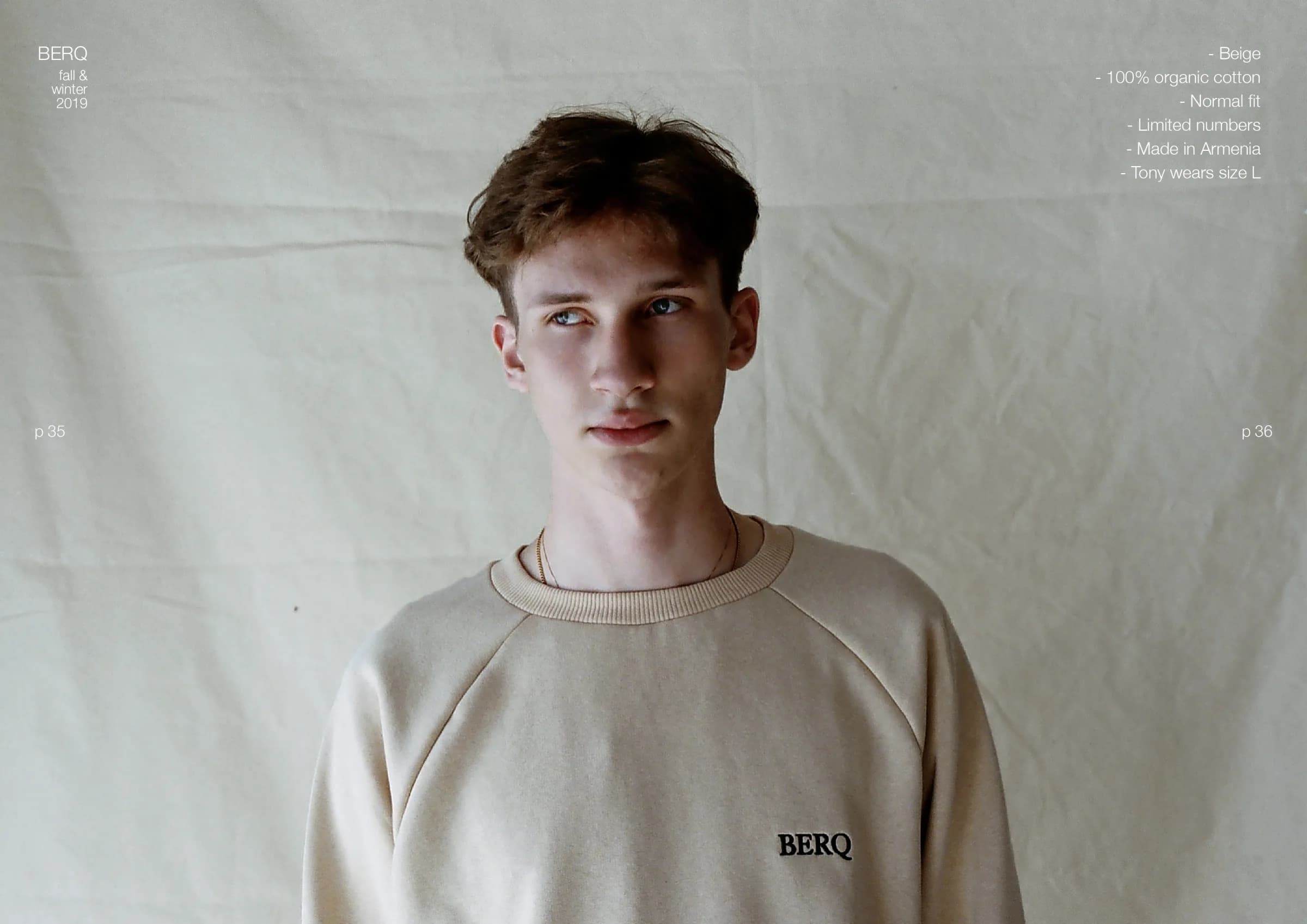 Autumn / Winter 2019 lookbook, spread 18